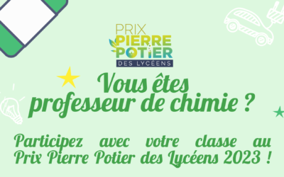 Edition 2023 du Prix Pierre Potier des Lycéens