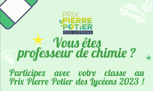 Edition 2023 du Prix Pierre Potier des Lycéens