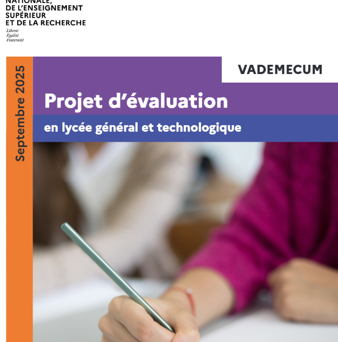 Projet d’évaluation au lycée général et technologique