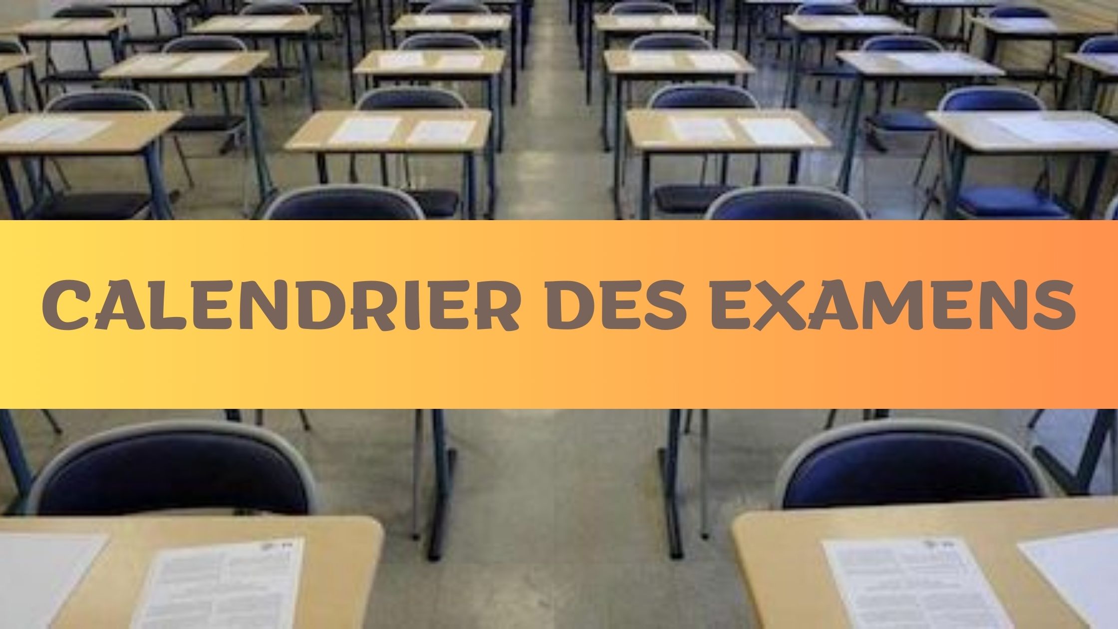 Calendrier des examens 2025 – Lettres Histoire Géographie