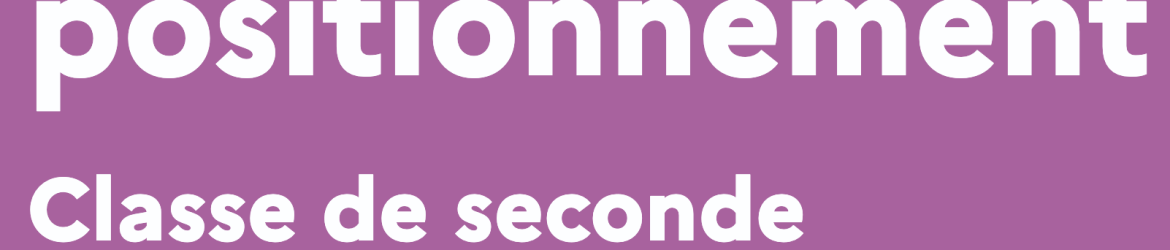 tests de positionnement